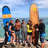 Commentaire de Marie sur son séjour surf à Nusa Lembongan avec Christopher et Trip Adékua