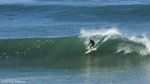 Vague magique pour surfer au Maroc