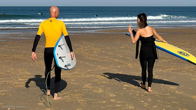 Cours de surf, matériel et moniteur pour votre séjour surf à Soustons