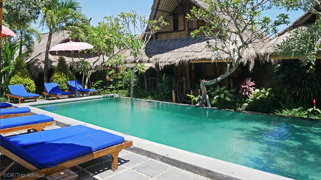 Votre hébergement en bungalow tout confort avec piscine à Bali