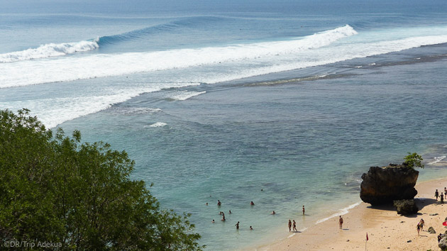 Les vagues exceptionnelles de Bali en Indonésie