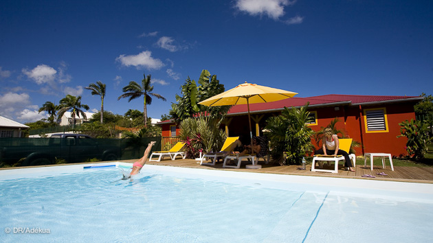 La piscine de votre surfcamp en Guadeloupe