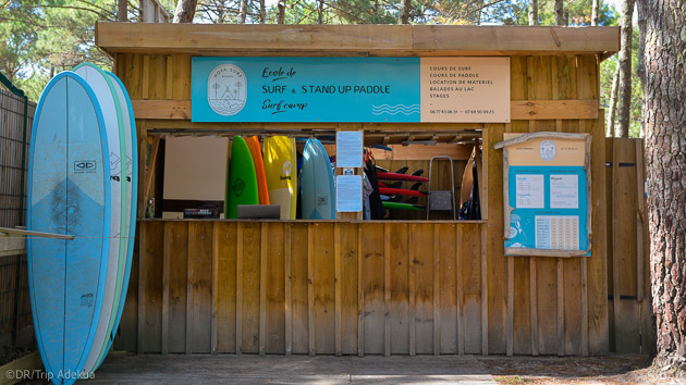 Vacances surf avec matériel et hébergement en surf camp camping