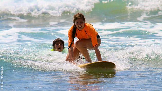 Stage de surf avec moniteurs certifiés en Equateur