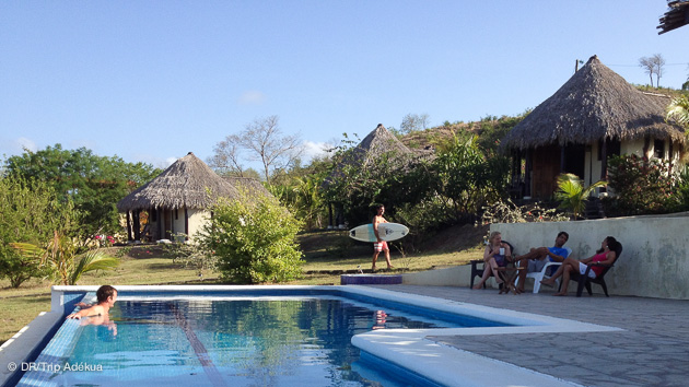 votre bungalow avec piscine à Popoyo au NIcaragua