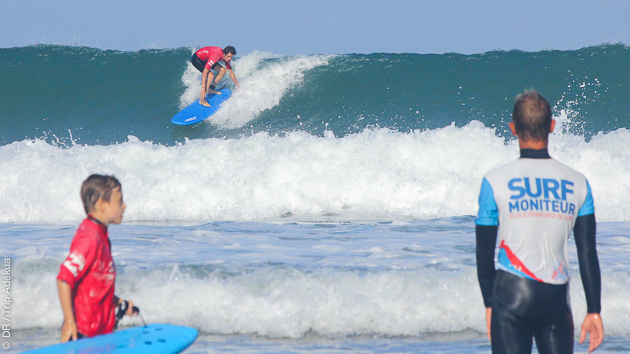 stage de surf à Biarritz
